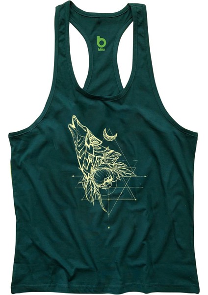 Wolfou Fitness Gym Tank Top Sporcu Atleti