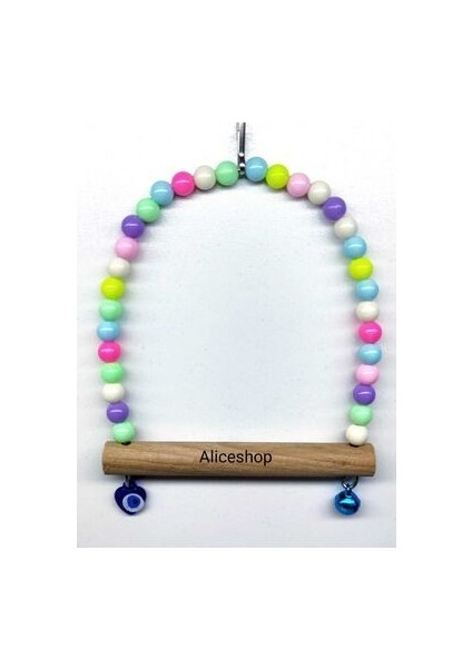 Muhabbet Kuşu ve Boyutlarındaki Kuşlar Için Salıncak