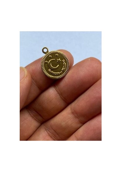 Ay Yıldız Ince Plastik El Işleme Pul 16MM. 15GR. 140-145 Adet. Gold. indirimleri