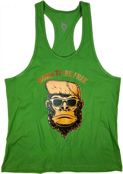 Bornfree Fitness Gym Tank Top Sporcu Atleti