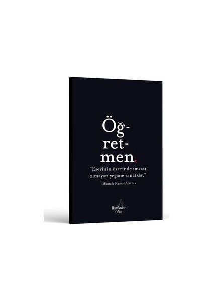 Öğretmenlere Özel Siyah Renkli Akademik Ajanda 2023-2024 1 Adet