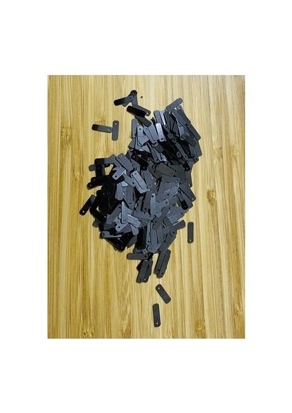 Oya, Halhal, Havlu, Halay Mendili, Abiye El Işleme Akrilik Plastik Kaplama Baget Pul. Antrasit.