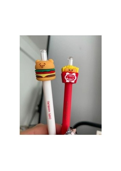 Sevimli Fast Food 2'li Kalem Seti