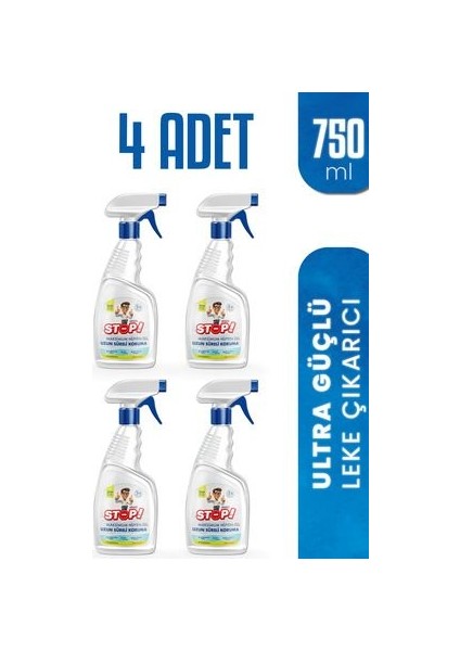 4 Adet Stop Leke Çıkarıcı 4X750ML