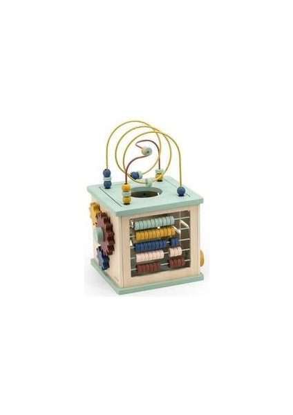 Wooden 5 In 1 Actıvıty Cube