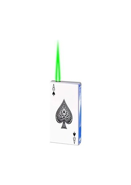 Poker Çakmağı, Jet Meşale Çakmağı, LED Renkli Işık, Bütan Gazı Çakmağı,