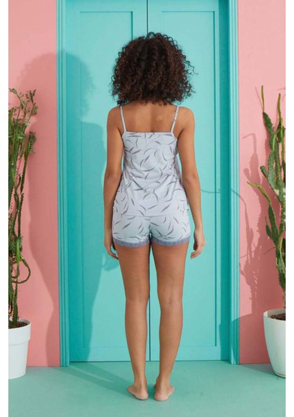 Bayan Şortlu Pijama Takımı