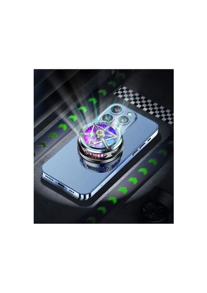 Mıknatıslı Telefon Sessiz Soğutma Fanı Radyatör Soğutucu Ios Android Pubg Gaming Soğutucu