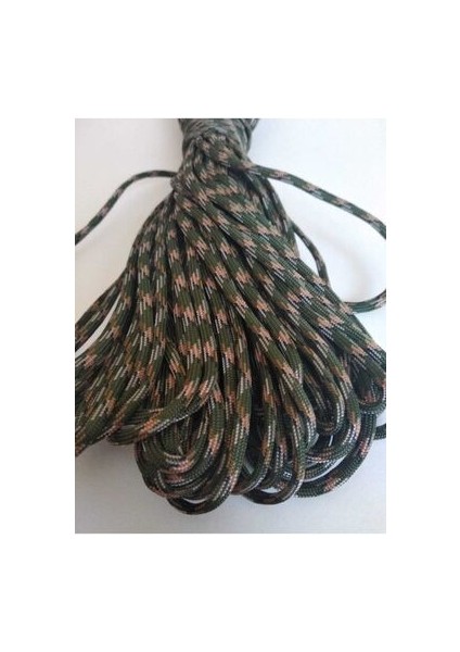 5 Metre Paracord Bileklik Ipi Askeri Kamuflaj