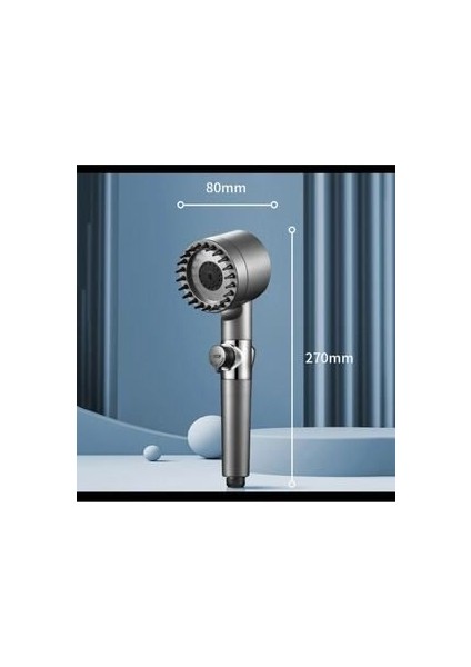 Tasaruflu 3 Fonksiyonlu Start Stop Tuşlu Filtreli Basınçlı Masaj Etkili Duş Başlığı indirimleri