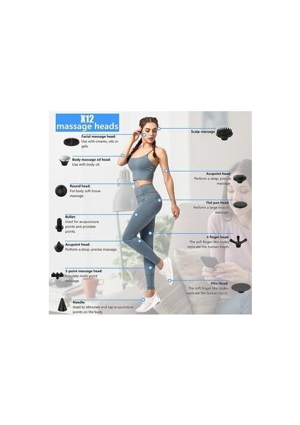 Vurmalı Kas Masaj Tabancası El Terapisi Derin Kas Gevşetici Gevşetici Mini Vücut Masaj Tabancası fiyatları