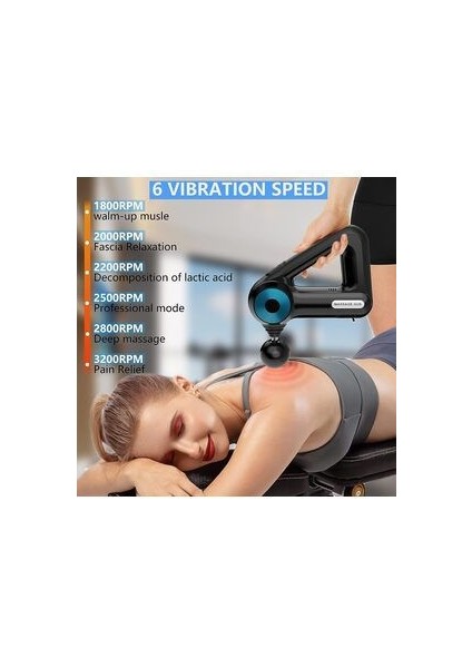 Vurmalı Kas Masaj Tabancası El Terapisi Derin Kas Gevşetici Gevşetici Mini Vücut Masaj Tabancası modelleri