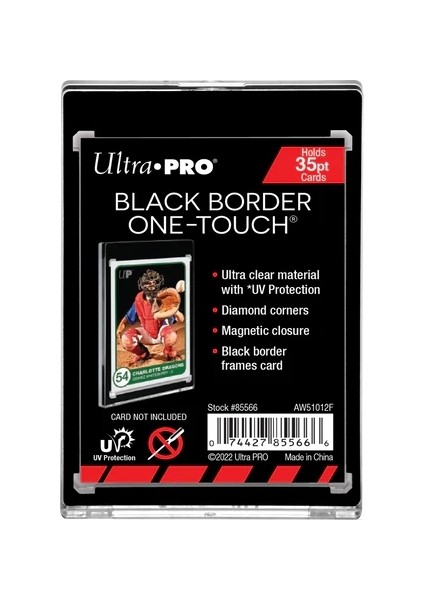 Ultra Pro - 35PT One Touch Mıknatıslı Kart Çerçevesi Siyah
