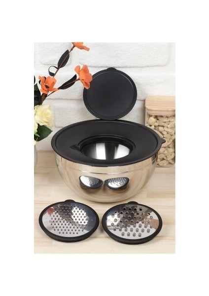 Pratico 5 Parça Rendeli Karıştırma Kabı 24 cm TR-2514 fiyatları