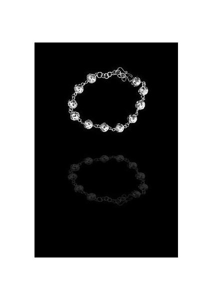 Yuvarlak Model Telkari El Işçiliği Gümüş Bileklik