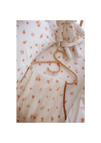Müslin Örtü | Peachy Flowers indirimleri