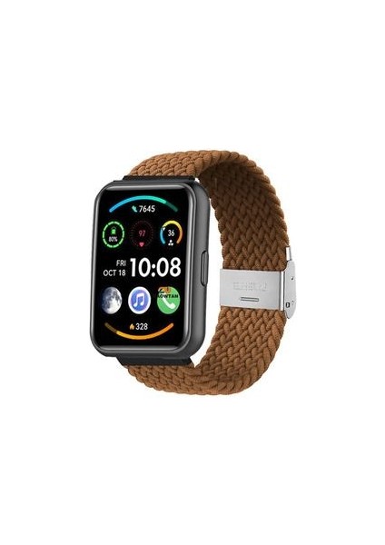 Watch Fit 2 Active Edition Sakura Pembesi Uyumlu Likralı Bez Kumaş Kordon