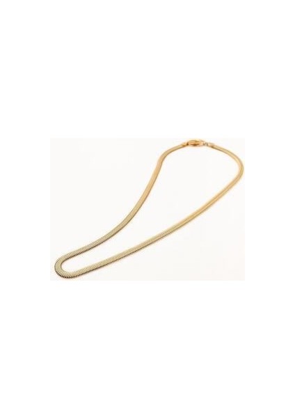 18 Ayar Altın Kaplama Gümüş Balıksırtı Kalın Zincir Kolye fırsatları