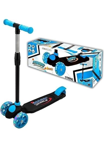 Beren Oyuncak Işıklı Scooter Mavi