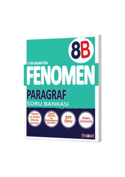 Fenomen 8. Sınıf Matematik Türkçe Fen Bilimleri Paragraf -B 2024-2025