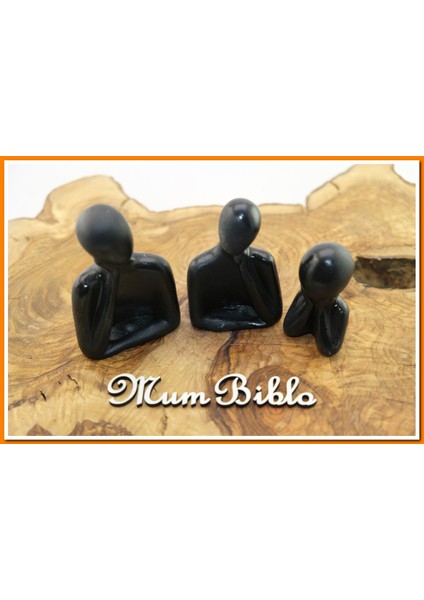 Düşünen Insanlar Biblo Siyah Renk Model 1 Set