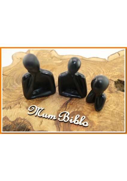 Düşünen Insanlar Biblo Siyah Renk Model 1 Set