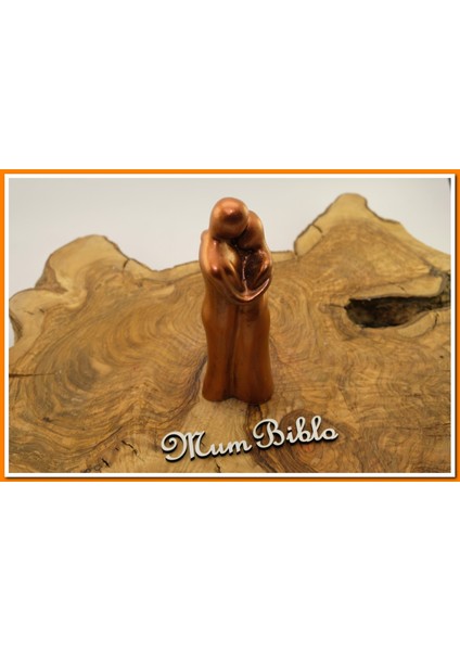Sarılan Çift Biblo Bakır Renk Model 2