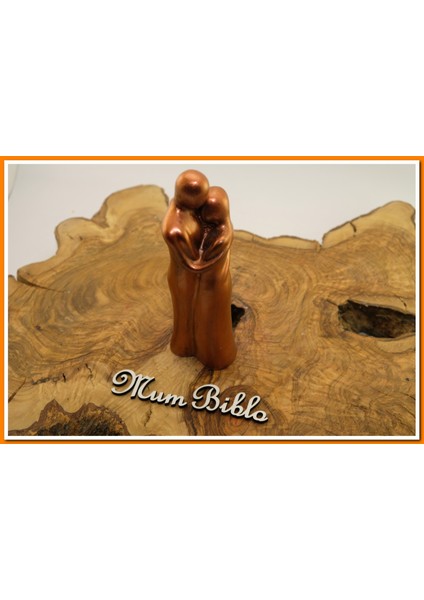 Sarılan Çift Biblo Bakır Renk Model 2