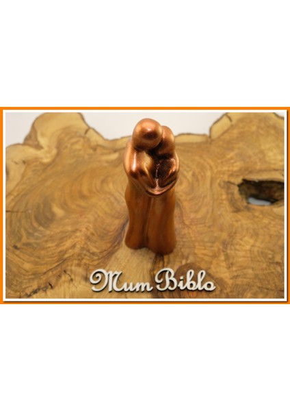 Sarılan Çift Biblo Bakır Renk Model 2
