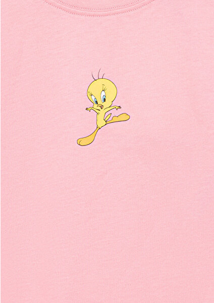 Tweety Baskılı Pembe TIŞÖRT7610247-71027