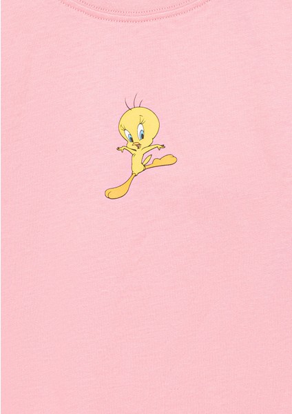 Tweety Baskılı Pembe TIŞÖRT7610247-71027