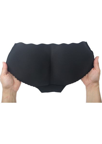 B700 Popo Şekillendirici,destekleyici Silikon Külot Sponge Pants-Siyah