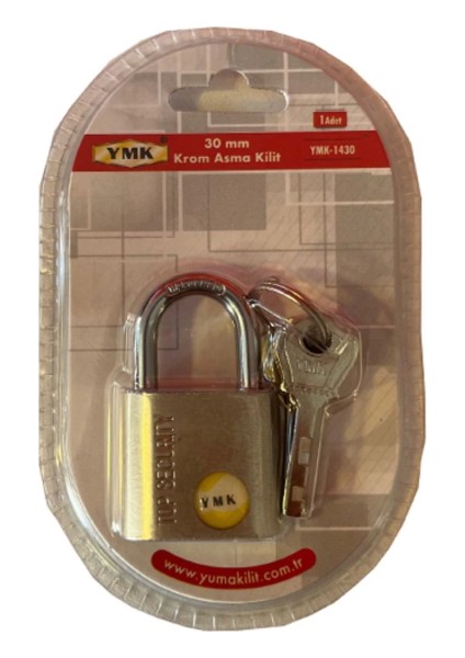 Krom Asma Kilit 30MM