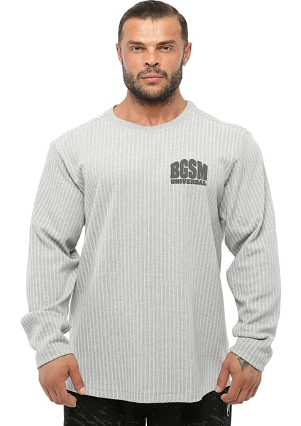 Erkek Sweatshirt, Kışlık Pamuklu Atletik Rahat Kesim