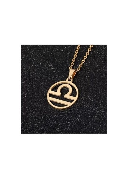 Terazi Burcu Sembol Gümüş Kolye