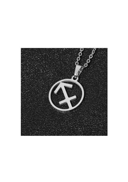 Yay Burcu Sembol Gümüş Kolye