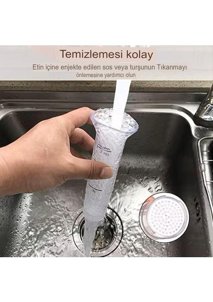 Et Yumuşatıcı Delici Iğne, Sos Şırıngası Pres Tipi Marine Lezzeti fırsatları