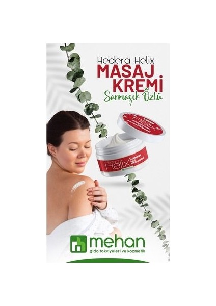 Hedera Helix Masaj Kremi 100 Ml Sarmaşık Özlü
