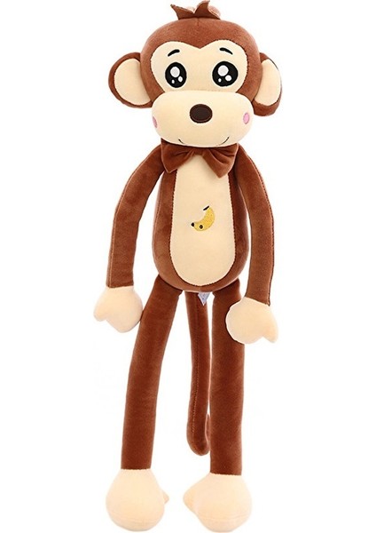 Maymun Peluş Oyuncak Hayvan Çocuk Kız Sevimli Bebek Uyku Yastığı Büyük Boy (Yurt Dışından)