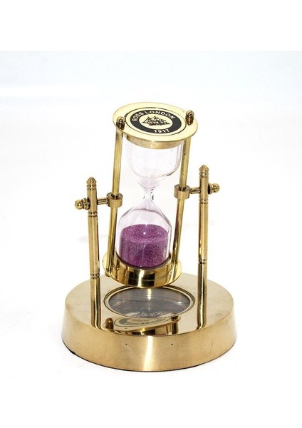 Pirinç Pusulalı Kumsaati 13 cm