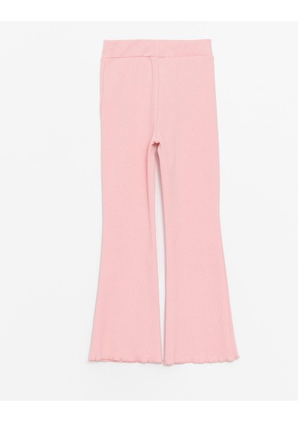 Lcw Kids Beli Lastikli Çiçekli Ispanyol Paça Kız Çocuk Tayt fırsatları