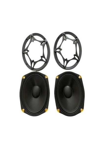 Audio Ad-69 940W 105 Rms 2 Adet Kapaklı Oval Oto Midrange