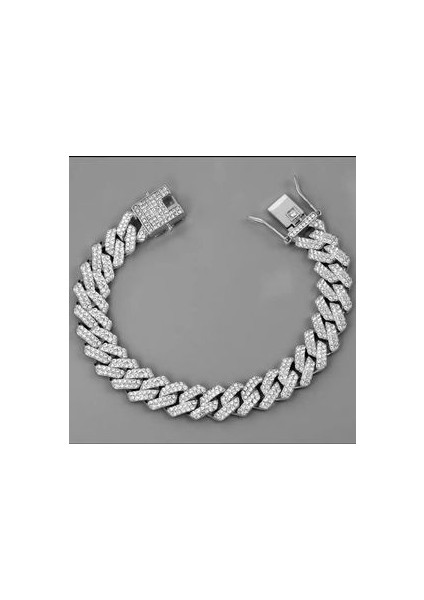 Cuban Chain Silver Gümüş Bileklik, Gurmet Bileklik Reynmen Bileklik