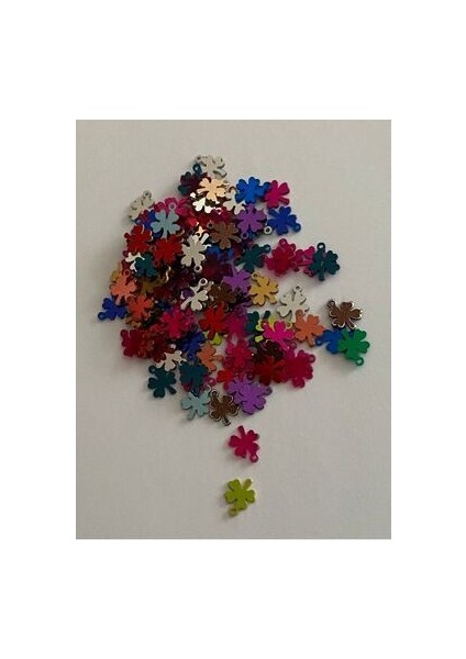 Oya, Abiye, Halhal, Bileklik, Kolye Vb. Pleksi Metalik Kaplama Plastik El Işleme Pul. 20GR.