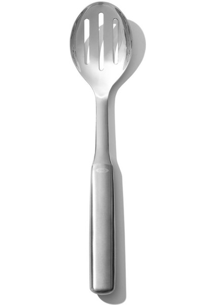 Oxo Steel Delikli Servis Kaşığı - Paslanmaz Çelik