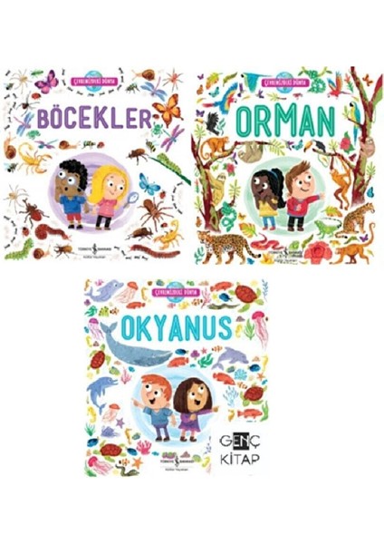Böcekler - Okyanus - Orman 3'lü Set