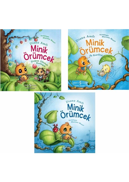 Minik Örümcek - Minik Örümcek Doğum Günü Kutluyor - Minik Örümcek İle Kardeş 3'lü Set