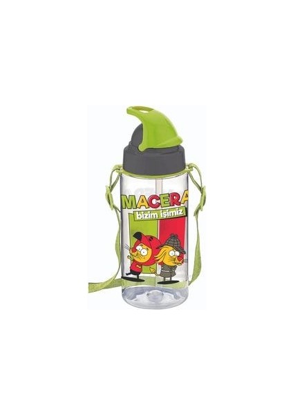 Kral Şakir Suluk ve Matara Pipetli Askı Ipli 500 ml