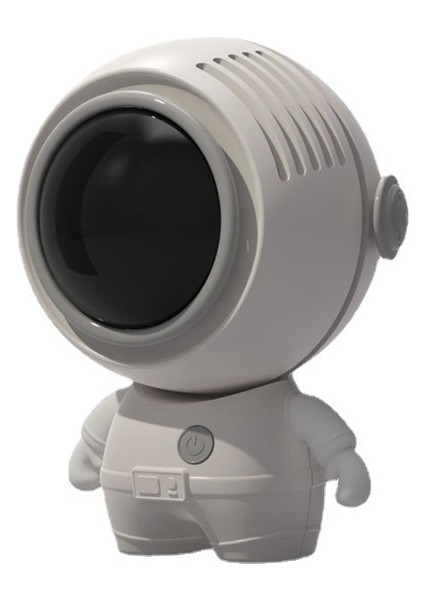 Astronot Halter Fan USB Karikatür Mini Açık Çocuk Astronot El Küçük Fan (Yurt Dışından)