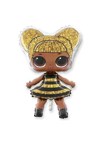 Lisanslı Queen Bee Lol Bebek Balon Siyah Rakam Balon Seti Lol Surprise Siyah Rakam Balon fiyatları